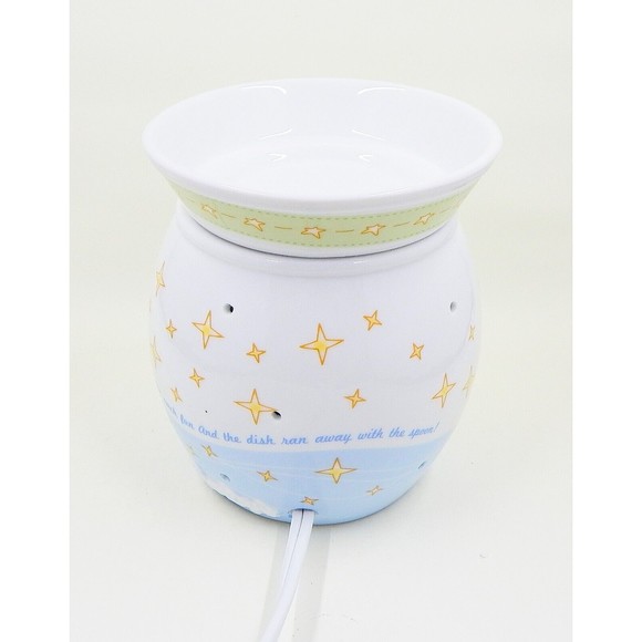 Scentsy Over The Moon Mid-Size Scentsy Warmer Nursey Rhyme Discontinued Retired - Picture 3 of 11
